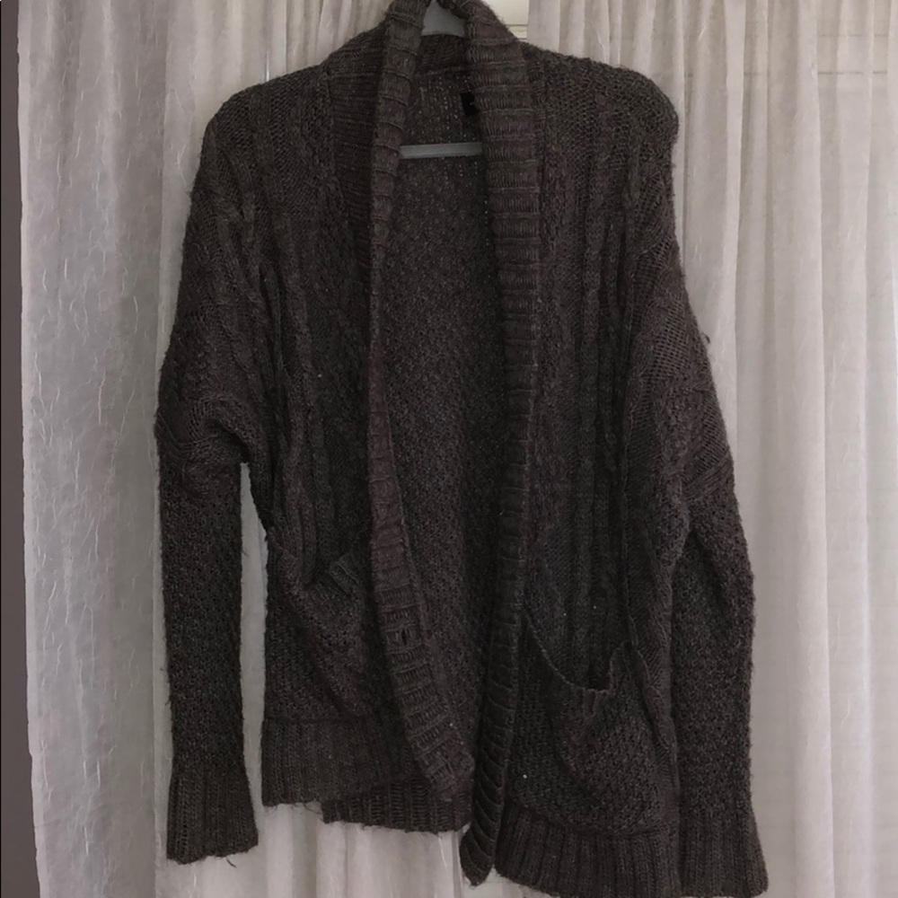 Grey over sized sweater